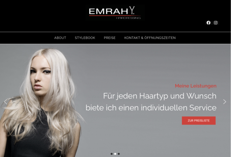 Read more about the article Emrah Hairdressing Website in neuem Design